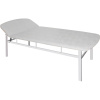 Кушетка бариатрическая М111-030 (каркас белый, кож.зам.белый)