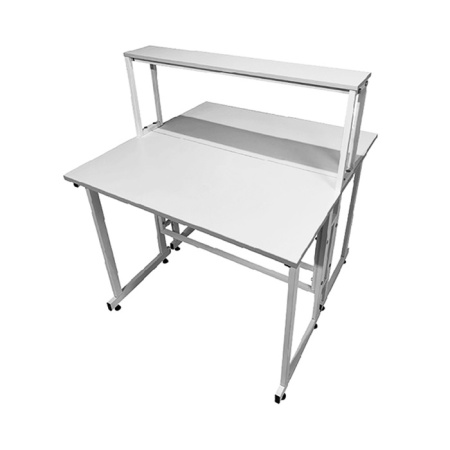 Стол лабораторный островной Сло 22.007 с надстройкой