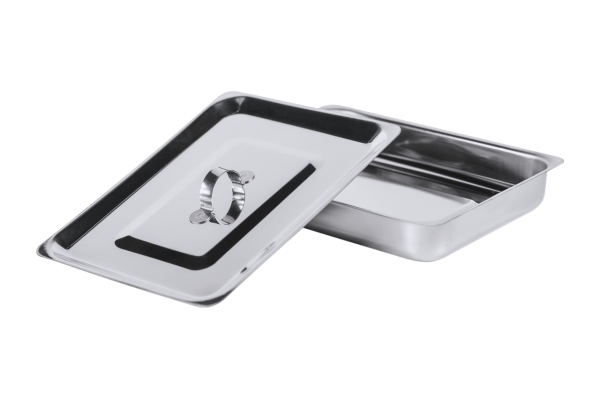 Лоток прямоугольный с крышкой Ока-Медик ЛМПу-200