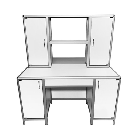 Стол лабораторный островной MED 11.003al с надстройкой