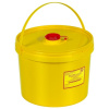 Контейнер одноразовый для сбора острого инструментария класса Б МК-01 (10 литров) (желтый)