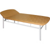 Кушетка бариатрическая М111-030 (каркас белый, кож.зам. ц45 т4763 бежевый)