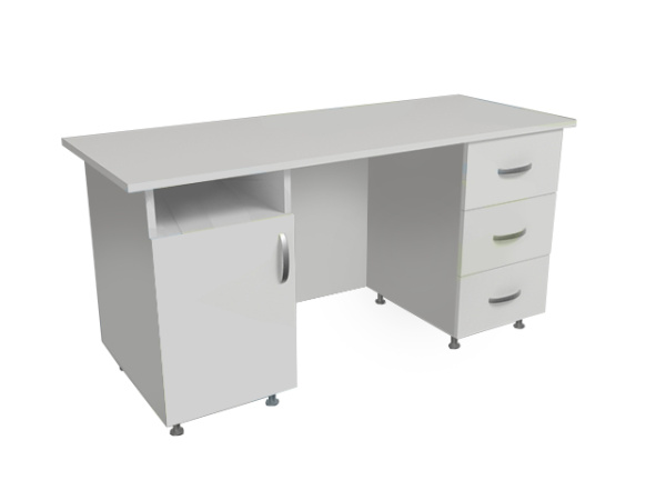 Стол двухтумбовый СК 2/03 на опорах