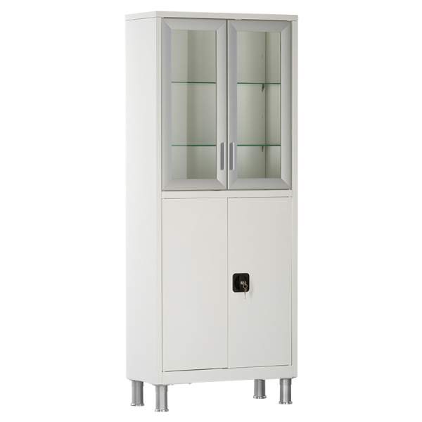 Шкаф двухстворчатый медицинский с ригельным замком МСК - 648.12