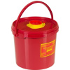 Контейнер одноразовый для сбора острого инструментария класса В МК-01 (6 литров) (красный)