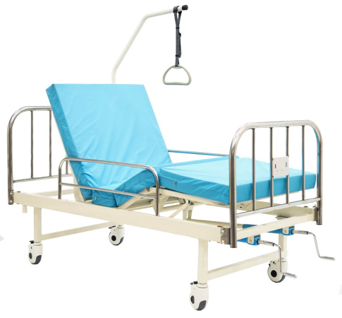 Кровать медицинская функциональная МЕТ DM-300 со штангой для подтягивания