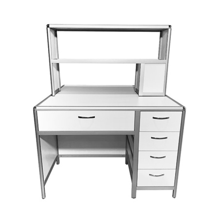 Стол лабораторный островной MED 11.002al с надстройкой