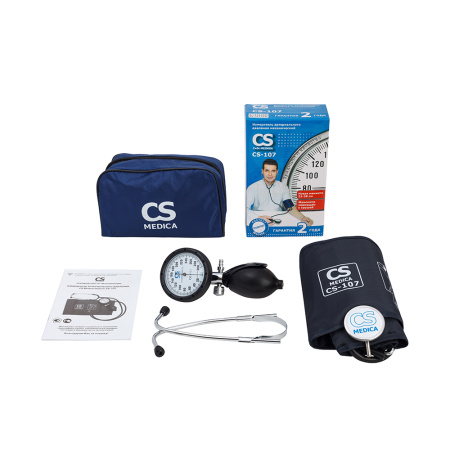 Тонометр механический CS Medica CS-107 (встроенный фонендоскоп)