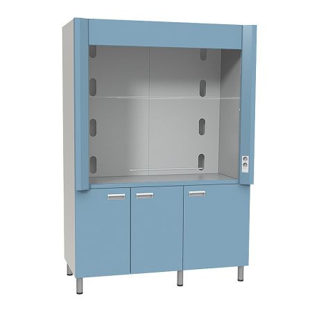 Шкаф вытяжной ШВ-03-950-МСК тумбы с полками