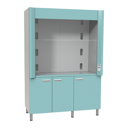 Шкаф вытяжной ШВ-03-950-МСК тумбы с полками