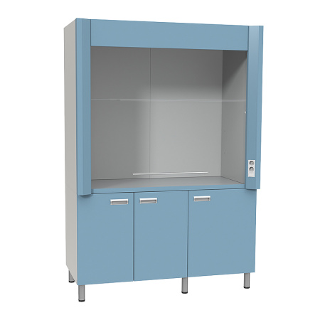 Шкаф вытяжной ШВ-03-901-МСК тумбы с полками