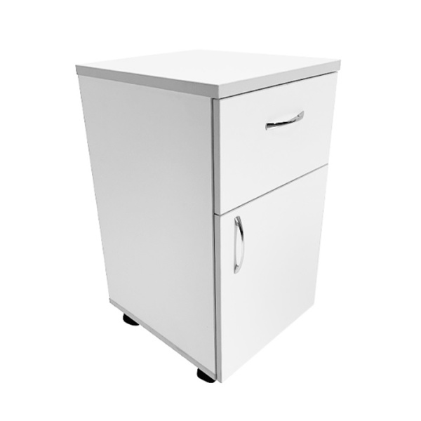 Тумба медицинская MD TМ 13.13 на колесах (ящик, дверка)