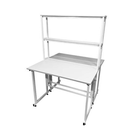 Стол лабораторный островной Сло 22.013 с надстройкой