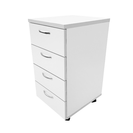 Тумба медицинская MD TМ 13.15 на колесах (4 ящика)