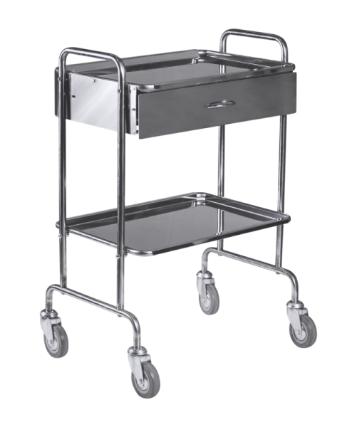 Столик манипуляционный Ока-Медик СМпр-10 (нержавеющая сталь)